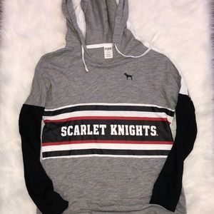 Rutgers Scarlet Knight PINK Hoodie